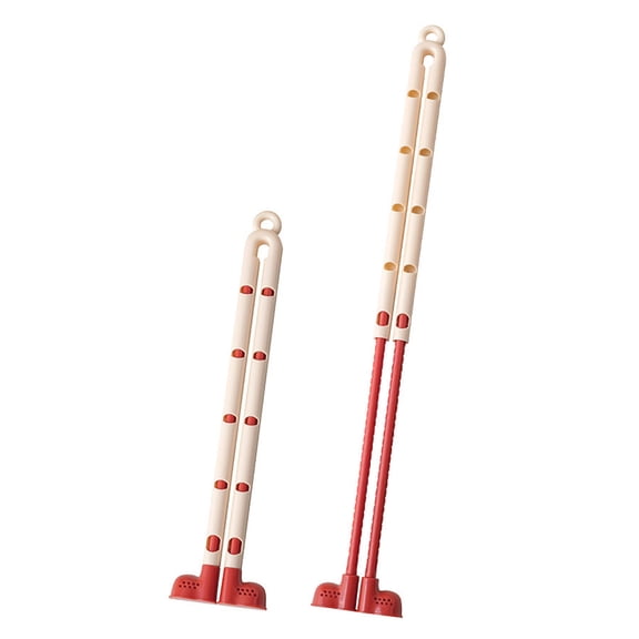 Weloille Scented Telescopic Boot Shapers with Cedar Beads, Universal Anti-Deform for Mid to Knee-High Boots, Adjustable 35-50cm with Handles, Plastic Material, Fits Women 5- Men 6-12