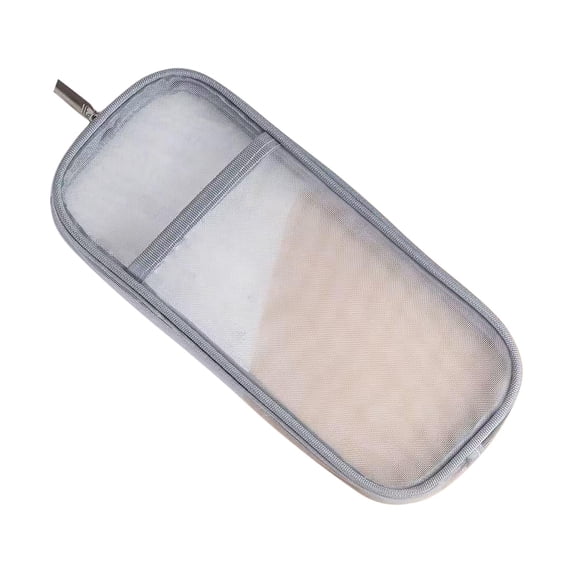Weloille Semi-Transparent Frosted Stationery Pouch, 1 Piece, Lightweight and Portable, Ideal for Pens, Pencils, Small Items Storage