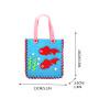 Weloille Sewing Craft Bag Kit 1 Piece, Non-Woven Fabric DIY Handmade Set, Pre-Cut Safe Material Pack, Creative Art Supply for Boy Girl Handicraft Making Leisure Activity