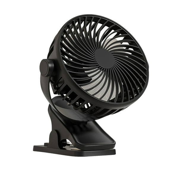 Weloille Small Clip on Fan with Remote Control | 3 Speeds | Portable Rechargeable Mini Desk/Table Fan for Baby Stroller, Outdoor Camping, Tent, Desktop, Bedroom, Living Room, Office, Dorm