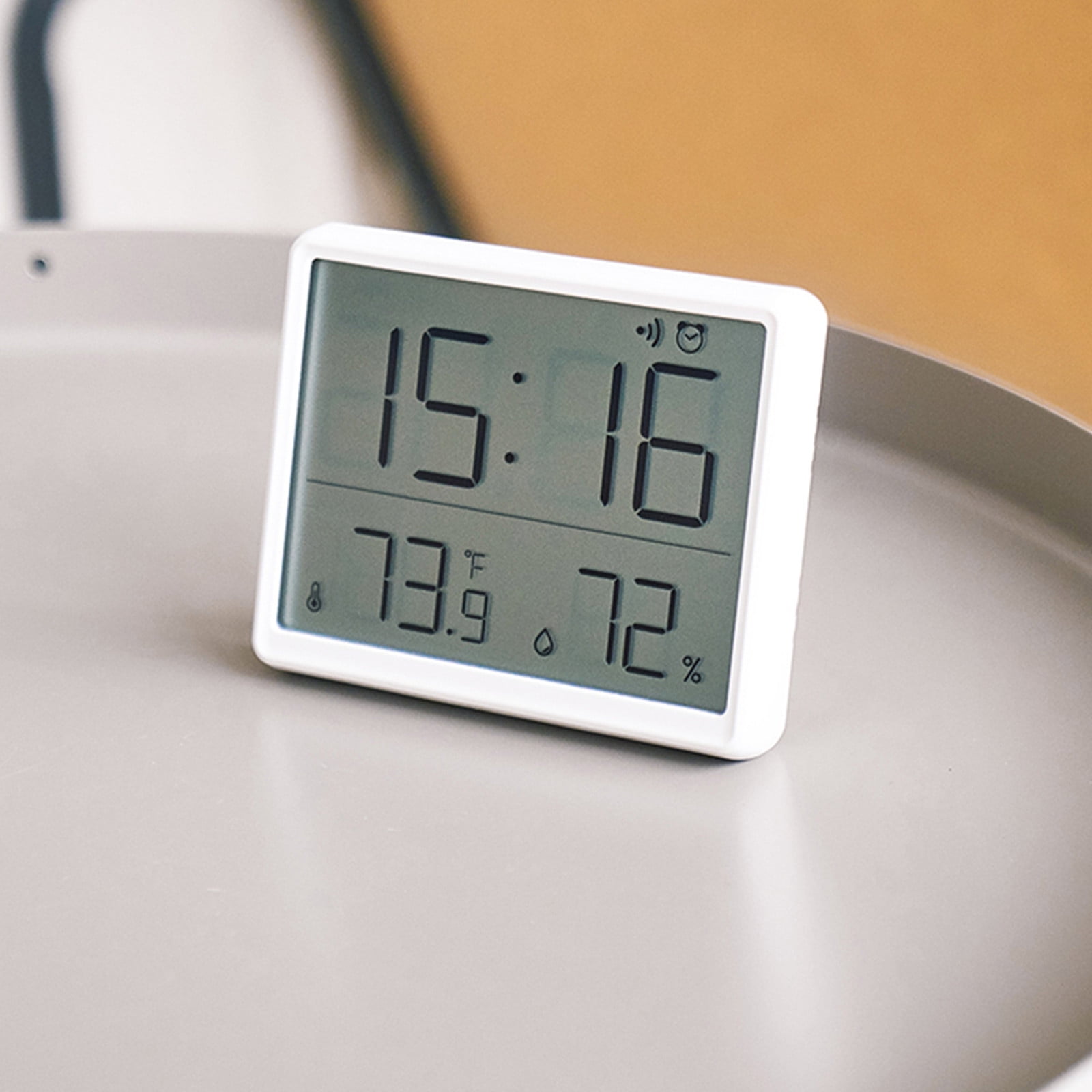 Weloille Small Digital Clock, New Upgrade Battery Powered