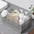 thumbnail image 1 of Weloille Small Foldable Storage Basket 1PC, Collapsible Lightweight Small Capacity Storage Bin, Portable Space Saving Desktop Organizer for Cosmetics, Stationery, Keys & Small Items, 1 of 6