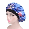 thumbnail image 1 of Weloille Soft Silk Hair Bonnet with Wide Band Comfortable Night Sleep Hat Hair Loss Cap, 1 of 3