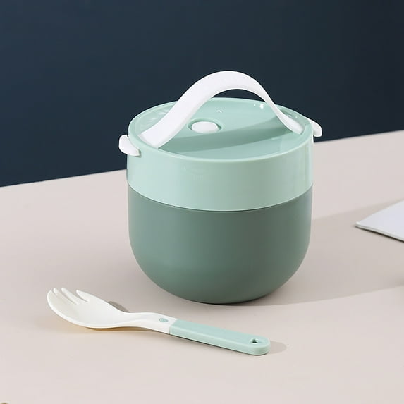 Weloille Soup Cup Soup Bowl Breakfast Milk Cup Takeaway Portable Mini Soup Can Office Worker Cereal Cup