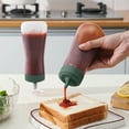 thumbnail image 1 of Weloille Squeezable Oil Bottles, 11oz Flip - Top Condiment Dispensers, Leak - Proof Plastic Squeeze Bottles for Oils, Sauces and Liquids, Kitchen Storage Containers, 1 of 6