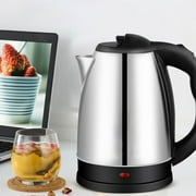 Weloille Stainless Steel Electric Kettle 2L, 800W Fast Boiling, Automatic Shut-Off, Heat-Resistant Handle, Removable Base for Home Use