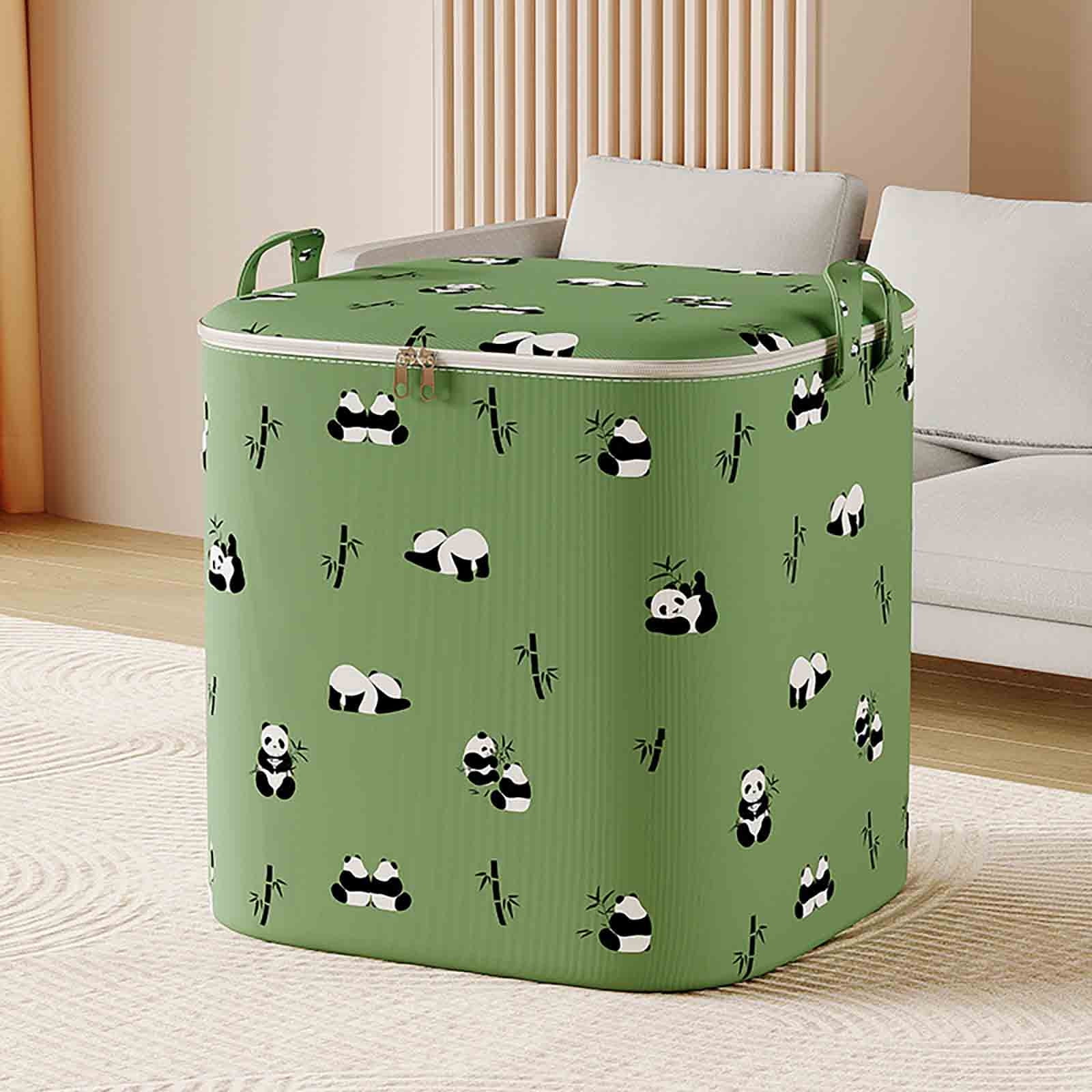 Weloille Storage Bins Clothes Storage Bags, Foldable Zipper Closet
