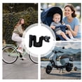 thumbnail image 1 of Weloille Stroller Cup Holder with Phone Holder 1 Piece, 360° Rotation Adjustable Universal Drink Rack, Anti Slip Stable Bottle Bracket for Stroller, Wheelchair, Bicycle, Golf Cart, 1 of 6