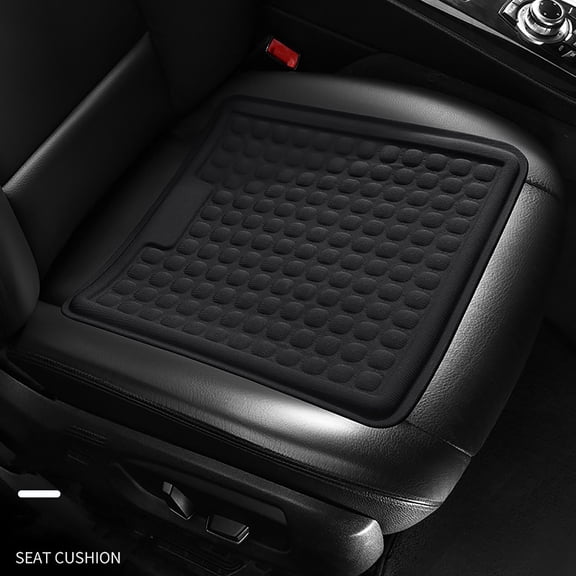 Weloille Summer Car Gel Cooling Cushion Square, Breathable Non-Slip Ice Silicone Seat Pad, Comfortable Cool Seat Cushion for Car Office Home Chair Long Time Sitting