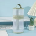 thumbnail image 1 of Weloille Transparent Round Mesh Pencil Pouch, Dual Use Pen Holder Stationery Bag, Large Capacity Zipper Pen Organizer, for Office Home Stationery Storage, 1 of 6