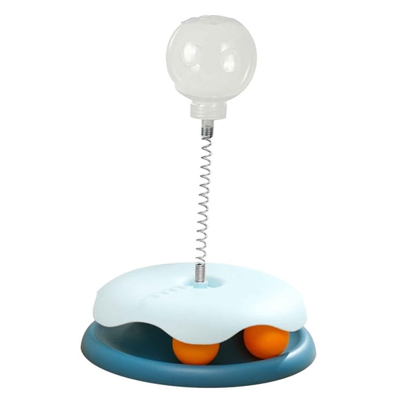 Weloille Treat Dispensing Ball Interactive Puzzle Toy 1 Piece, Non Toxic Bite Resistant Pet Play Toy, Slow Feeding IQ Training Fun Rolling Pet Toy, for Dog Cat Indoor Play Activity