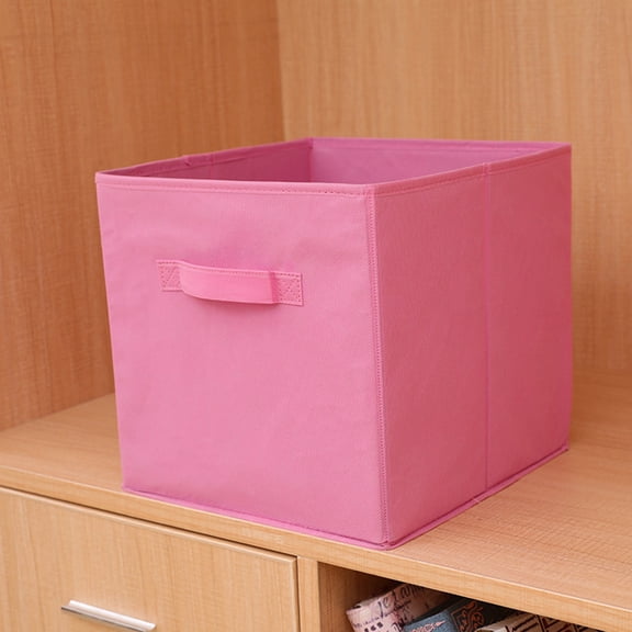 Weloille Wardrobe Sundry Storage Box, Foldable And Uncovered Storage Box, Large Finishing Box
