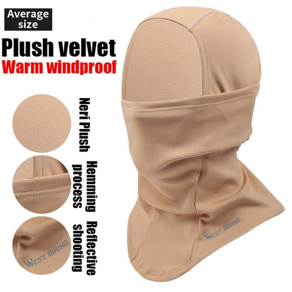 Weloille Warm Cover Motorcycle Face Mask Winter Cold Protection Men And Women Windproof Ski Mask