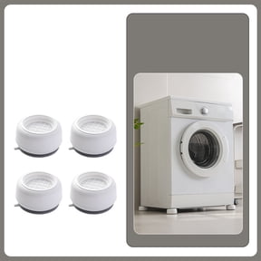 Weloille Washing Machine Base Foot Pad 4Pcs, Anti Vibration Non Slip Rubber Mat, Height Increasing Shock Absorber Pad for Washer, Dryer, Refrigerator, Furniture