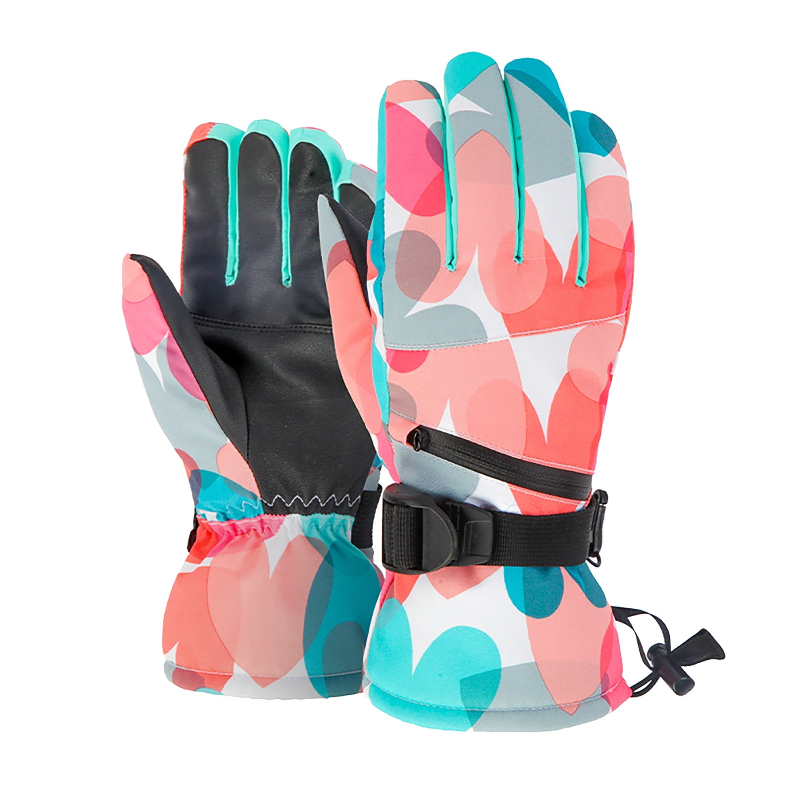 Weloille Winter Gloves, ColdProof Touchscreen Anti Slip Silicon Warm Glove for Driving Motorcycle Cycling Running Hiking Snow Ski in Cold Weather,Warm Gifts for Men and Women