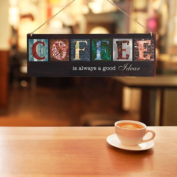 Weloille Wooden Hanging Home Wall Decor Hanging Tag Home Wall Decoration