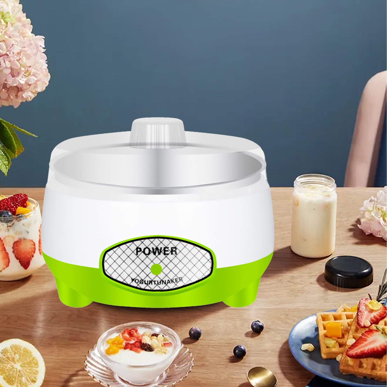 Euro Cuisine YM80 Home Yogurt Making Machine with 7 Glass Euro Cuisine YM80 Home Yogurt Making Machine with 7 Glass