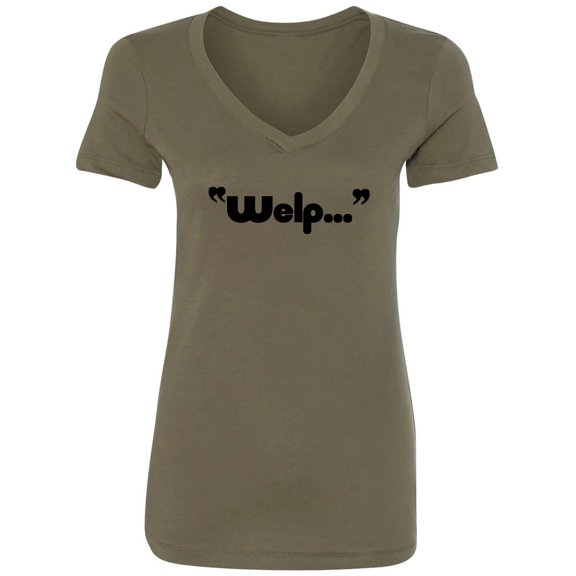 Welp Womens V-Neck T-Shirt