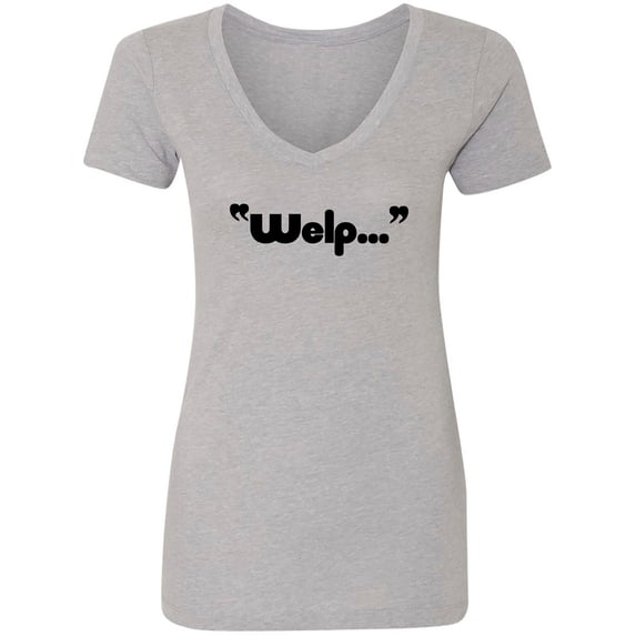 Welp Womens V-Neck T-Shirt