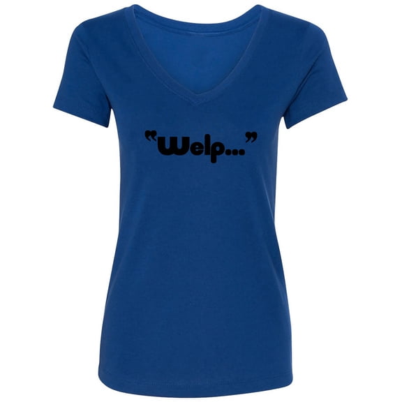 Welp Womens V-Neck T-Shirt