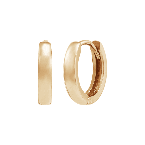 Welry 11mm Huggie Hoop Earrings in 14kt Yellow Gold