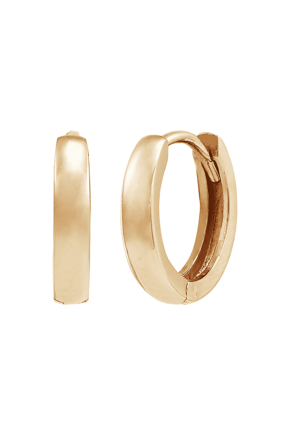 11mm Huggie Hoop Earrings in 14kt Yellow Gold