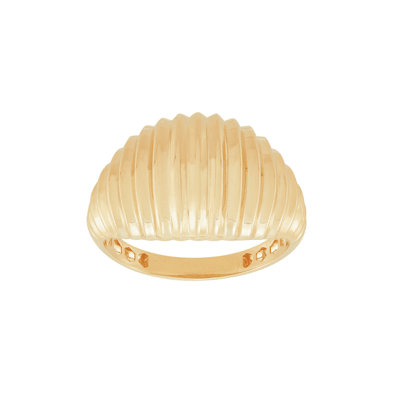 Welry 14kt Yellow Gold Big Dome Ring, Size 7