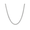 thumbnail image 1 of Welry 4mm Square Link Chain Necklace in Stainless Steel, 22", 1 of 5