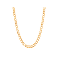 thumbnail image 1 of Welry Men's 7 mm Italian-Made Curb Chain Necklace in 14kt Yellow Gold, 20", 1 of 5