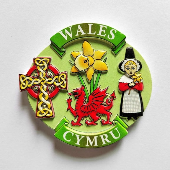 Welsh Collage Magnet