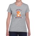 thumbnail image 1 of Welsh Corgi Butts Drive Me Nuts T-Shirt Women -Image by Shutterstock, Female x-Large, 1 of 4