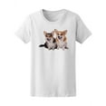 thumbnail image 1 of Welsh Corgi Pembroke Dogs T-Shirt Women -Image by Shutterstock, Female XX-Large, 1 of 2