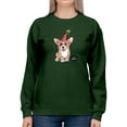 thumbnail image 1 of Welsh Corgi Puppy Let's Party Sweatshirt Women -Image by Shutterstock, Female 5X-Large, 1 of 4
