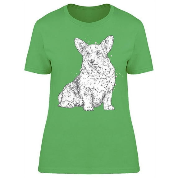 Welsh Corgi, Well Detailed T-Shirt Women -Image by Shutterstock, Female Small