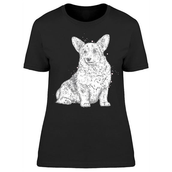 Welsh Corgi, Well Detailed T-Shirt Women -Image by Shutterstock, Female XX-Large