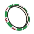 thumbnail image 1 of Welsh Flag Anti-Slip Neoprene Steering Wheel Cover, Universal 15 Inch Fit Vehicles, Sedans, SUVs, Vans, Trucks, 1 of 7