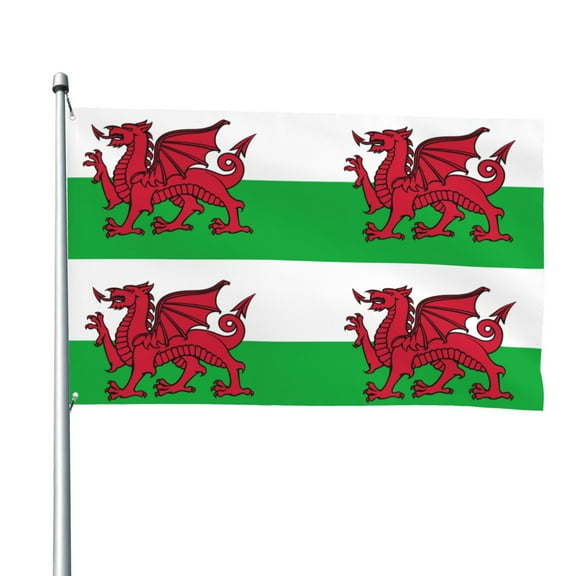 Welsh Flag Flag 4x6 Ft Big Flag For Outdoor Indoor Office Workplace Home Garden