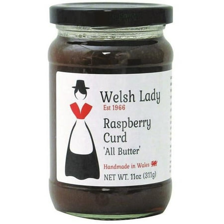 Welsh Lady Preserves All Butter Curd, Raspberry, 11 Ounce
