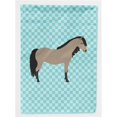 thumbnail image 1 of Welsh Pony Horse Blue Check Flag Canvas House, 1 of 1
