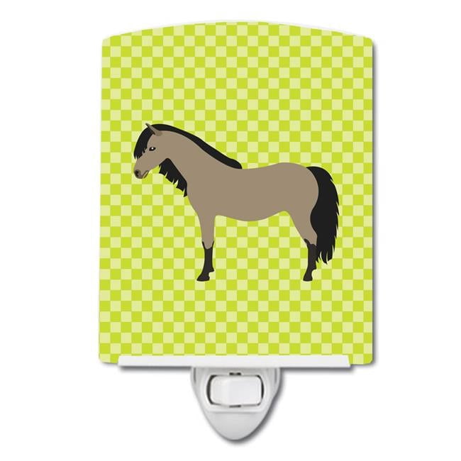 Welsh Pony Horse Green Ceramic Night Light