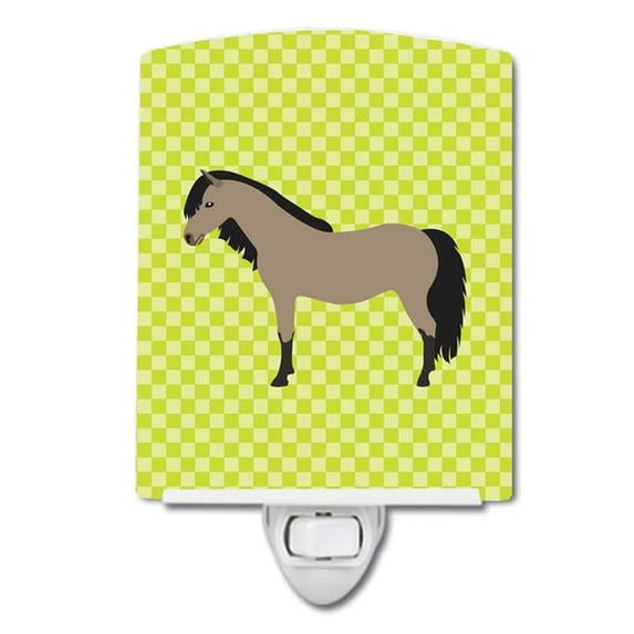 Welsh Pony Horse Green Ceramic Night Light