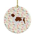 thumbnail image 1 of Welsh Springer Spaniel Merry Christmas Ceramic Ornament, 1 of 3