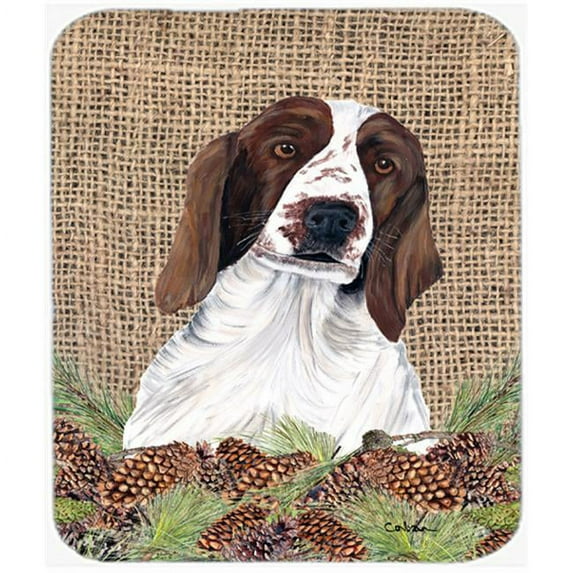 Welsh Springer Spaniel Mouse Pad, Hot Pad Or Trivet