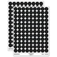 thumbnail image 1 of Welsh Terrier Dog Outline 200+ Round Stickers - Black - Matte Finish - 0.50" Size, 1 of 3