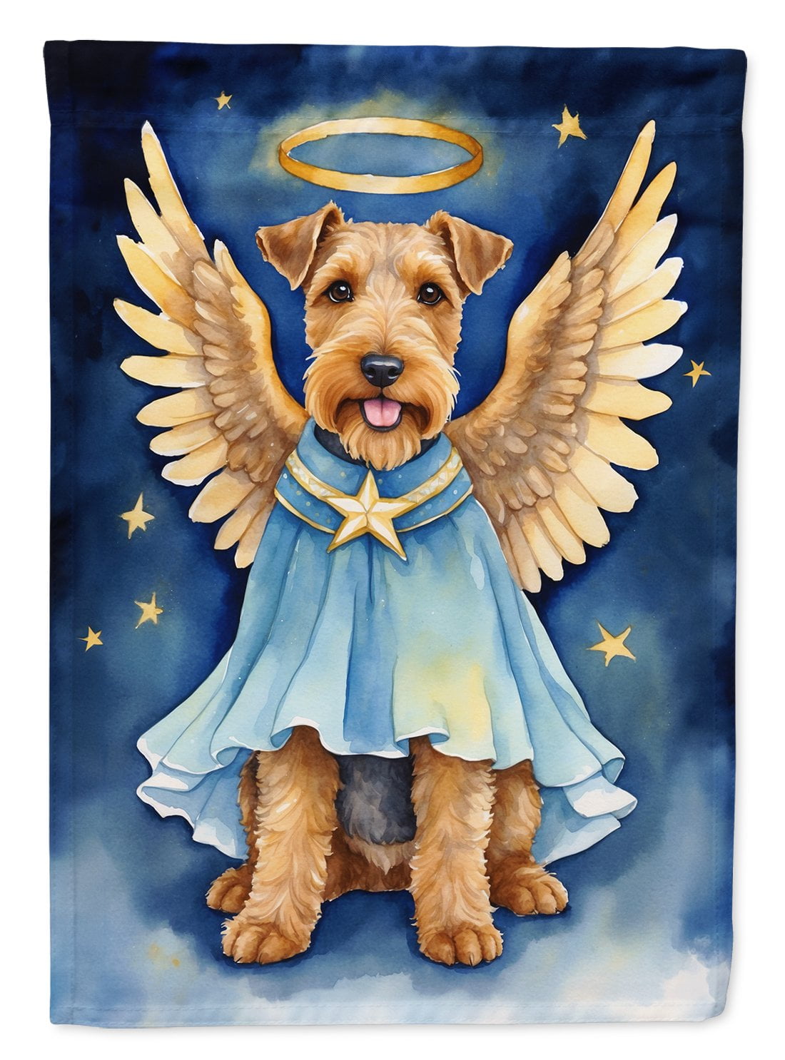 Welsh Terrier My Angel Garden Flag 11.25 in x 15.5 in