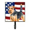 thumbnail image 1 of Welsh Terrier Patriotic Leash or Key Holder, 1 of 1