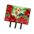 thumbnail image 1 of Welsh Terrier Poinsettas Leash or Key Holder, 1 of 4