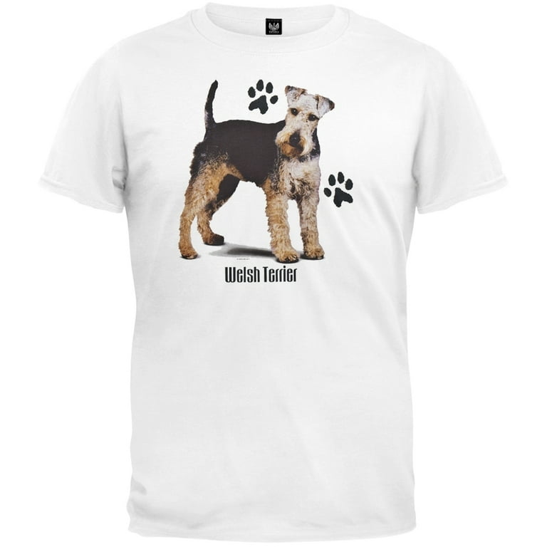 Welsh Terrier Profile White T Shirt