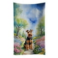 thumbnail image 1 of Welsh Terrier Spring Path Kitchen Towel, 1 of 5
