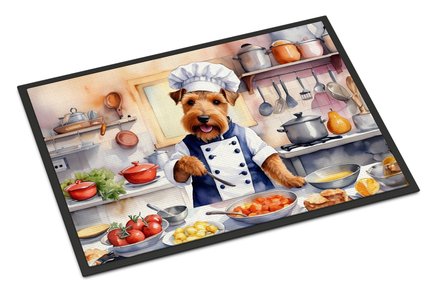 Welsh Terrier The Chef Doormat